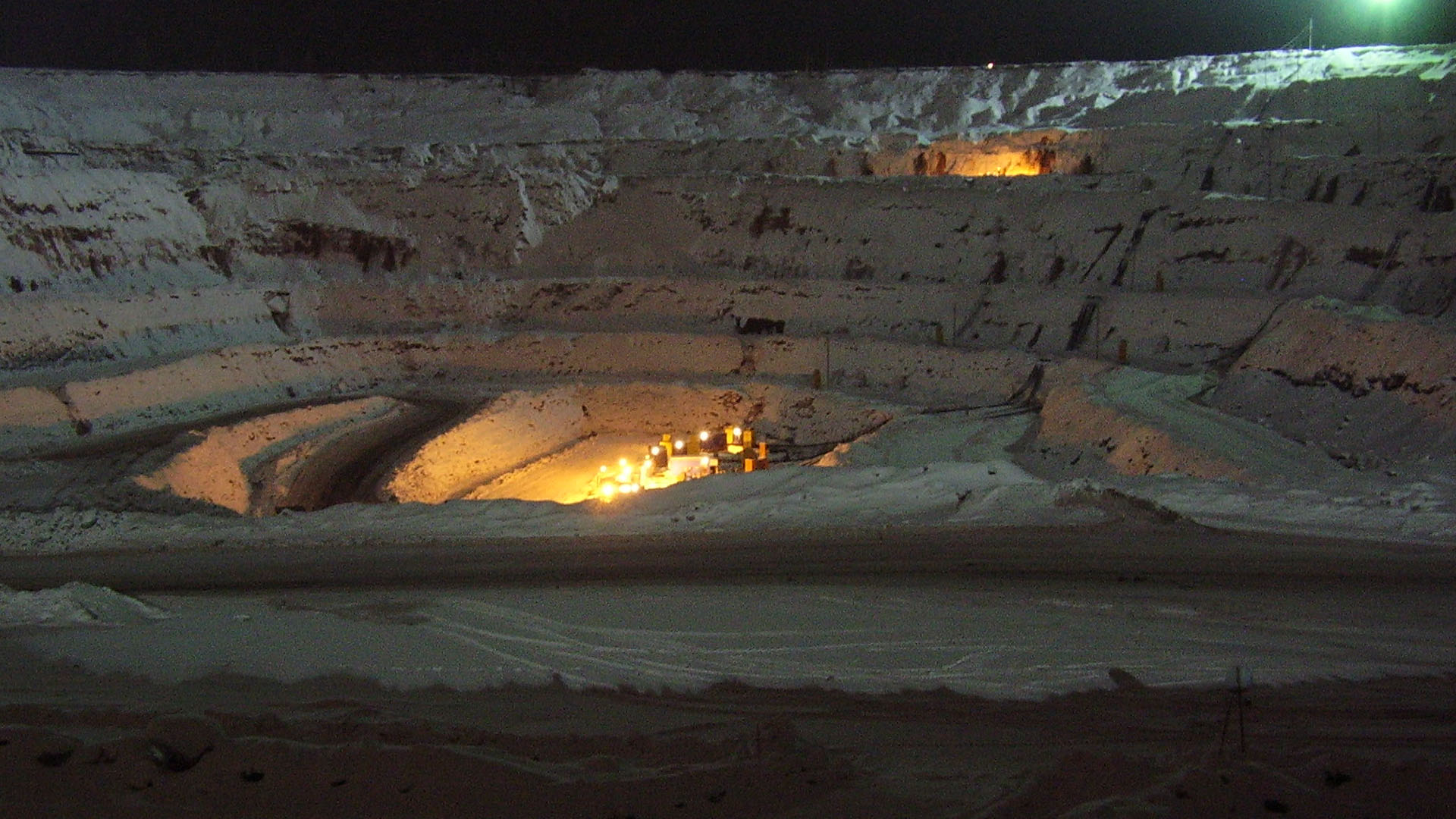 Lomonosov diamond deposit site in Arkhangelsk Oblast, Russia.